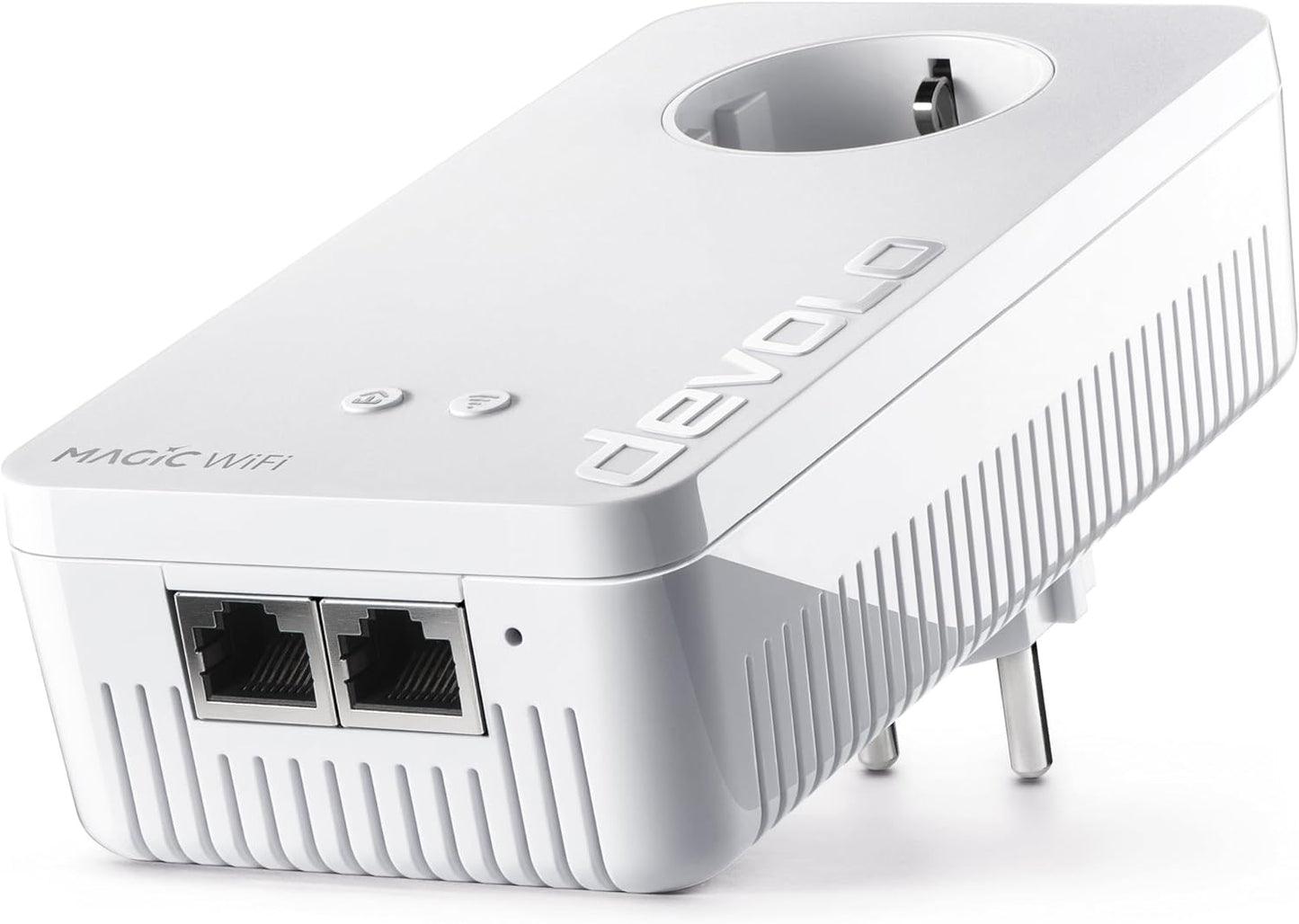 devolo Magic 2 WiFi next Erweiterungsadapter, WLAN Powerline Adapter -bis 2.400 Mbit/s, dLAN 2.0, weiß