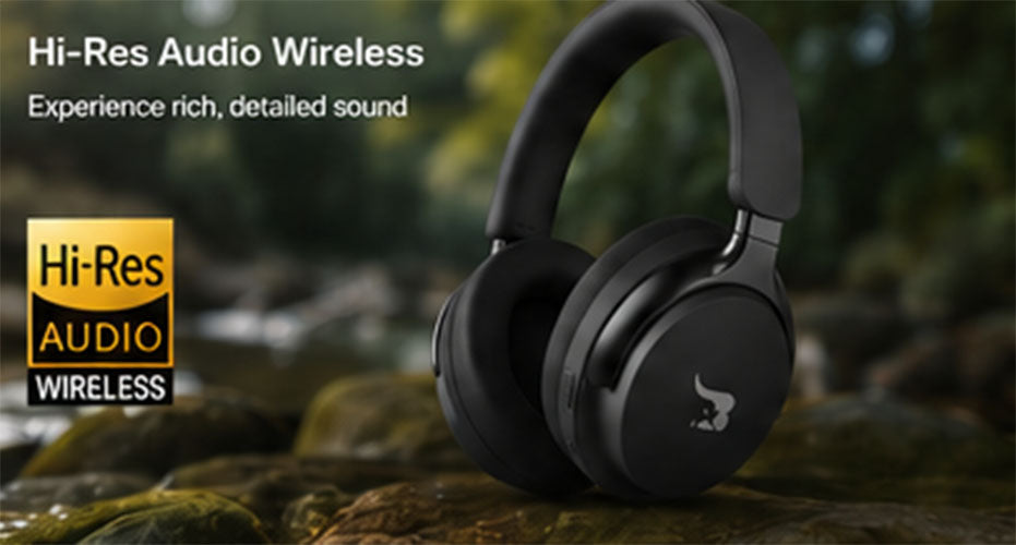 BUFF THUNDERA Wireless Noise Cancelling Kopfhörer-Schwarz