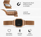 Smart Ring mit Touch-Display | Magnetisches Metallring | QWatch Pro | Roségold