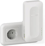 NETGEAR WiFi6 Mesh Repeater (EAX17) Add up to 140 m² and Over 20 Devices with AX3000 Dual Band Wireless Signal Booster and Repeater (max 3.0 Gbps) WPA Security & Smart Roaming