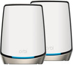 NETGEAR Orbi WiFi 6 Mesh WLAN System (RBK862S) | Triband Mesh, Router mit 1 Satelliten-Repeater, Abdeckung von bis zu 360 m² und 100 Geräten, Armor Abonnement, AX6000 (bis zu 6 GBit/s)