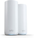NETGEAR Orbi 770 Serie Tri-Band WiFi 7 Mesh-Netzwerksystem (RBE772) – Router + 1 Satellit-Repeater, Sicherheitsfunktionen, bis zu 11 Gbit/s, Abdeckung bis 360 m2, 100 Geräte, 2,5 GB Internetanschluss