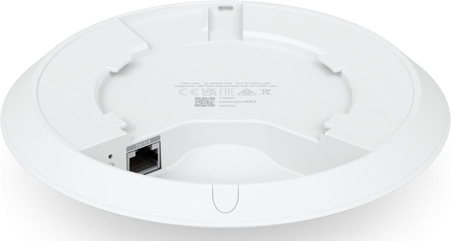 Ubiquiti AP Unifi U6+ 3.0 Gbps, RJ45 ohne PoE-Injektor