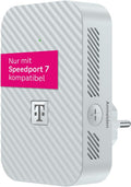 Telekom Speedport 7 Repeater – nur kompatibel mit Speedport 7 Router I Wi-Fi 7 fähiger WLAN-Verstärker I 6.400 Mbit/s, Mesh-Technologie I Ideal für TV in UHD & 4K I Plug & Play per WPS, LAN-Anschluss - Gebraucht - Wie Neu