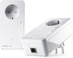 devolo Magic 2 LAN Starter Kit, LAN Powerline Adapter, bis zu 2.400 Mbit/s, 1x Gigabit LAN Anschluss, ideal für Homeoffice, dLAN 2.0, weiß- Gebraucht - Wie Neu