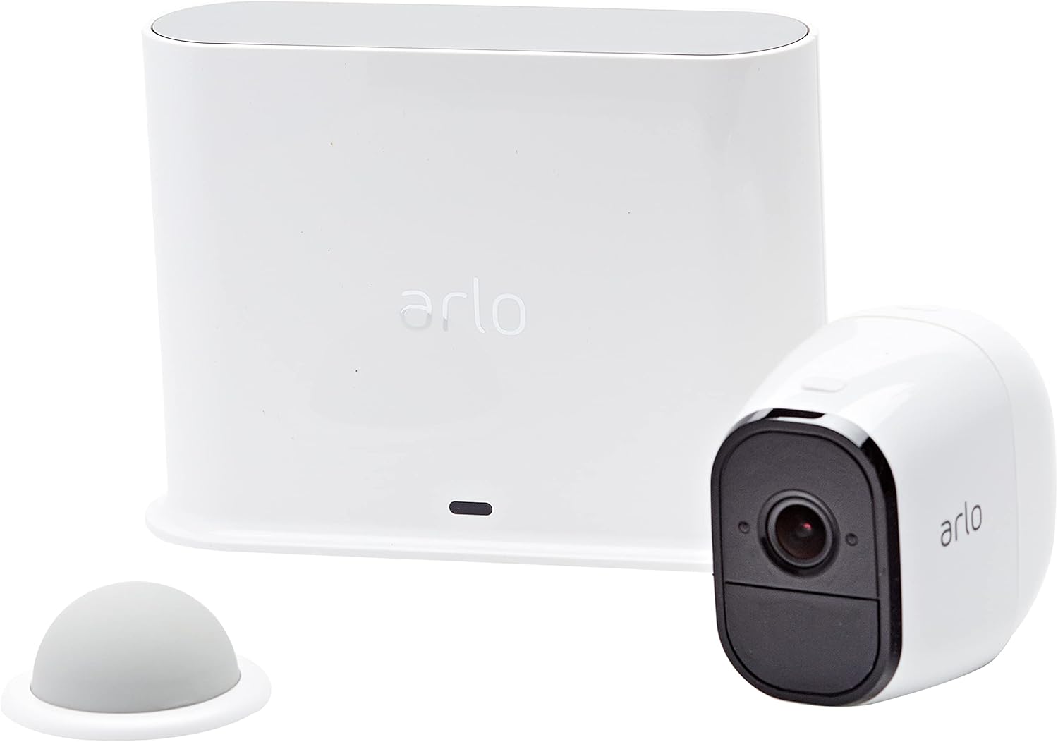 Arlo Pro Überwachungskamera & Alarmanlage, HD, 1er Set, Smart Home, kabellos, Aussen, Nachtsicht, Bewegungsmelder, 130 Grad Blickwinkel, WLAN, 2-Wege Audio, wetterfest, (VMS4130) - Gebraucht - Wie Neu
