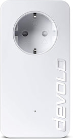 devolo dLAN 1200+ Starter Kit Powerline (1200 Mbit/s Internet über die Steckdose, 1x LAN Port, 1x Powerlan Adapter, integrierte Steckdose, PLC Netzwerkadapter) weiß, Gebraucht - Gut