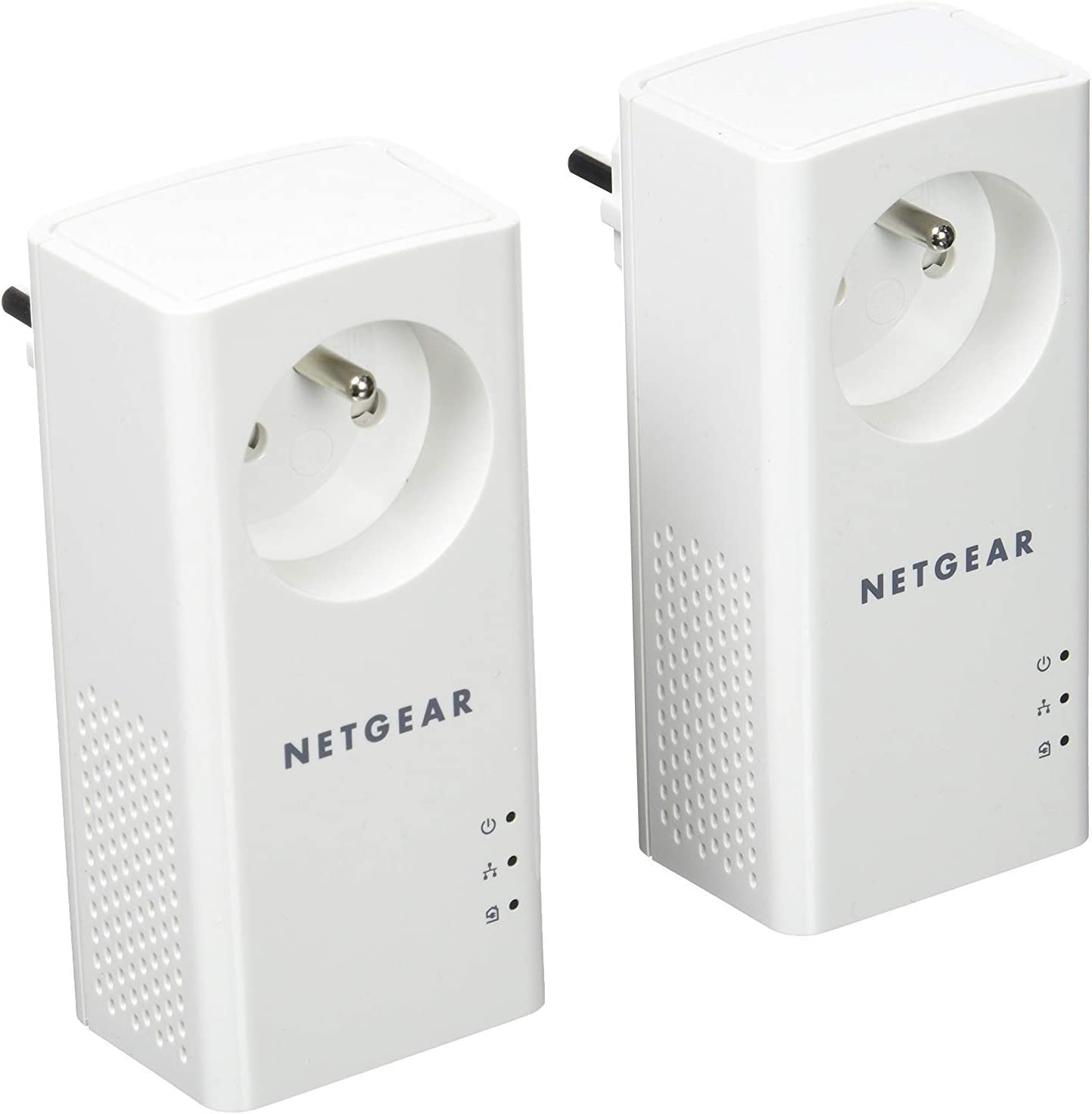 Netgear PLP1000 PowerLINE 2er Set Adapter bis zu 1000 MBit/s (französischer Stecker, nur für Frankreich geeignet)