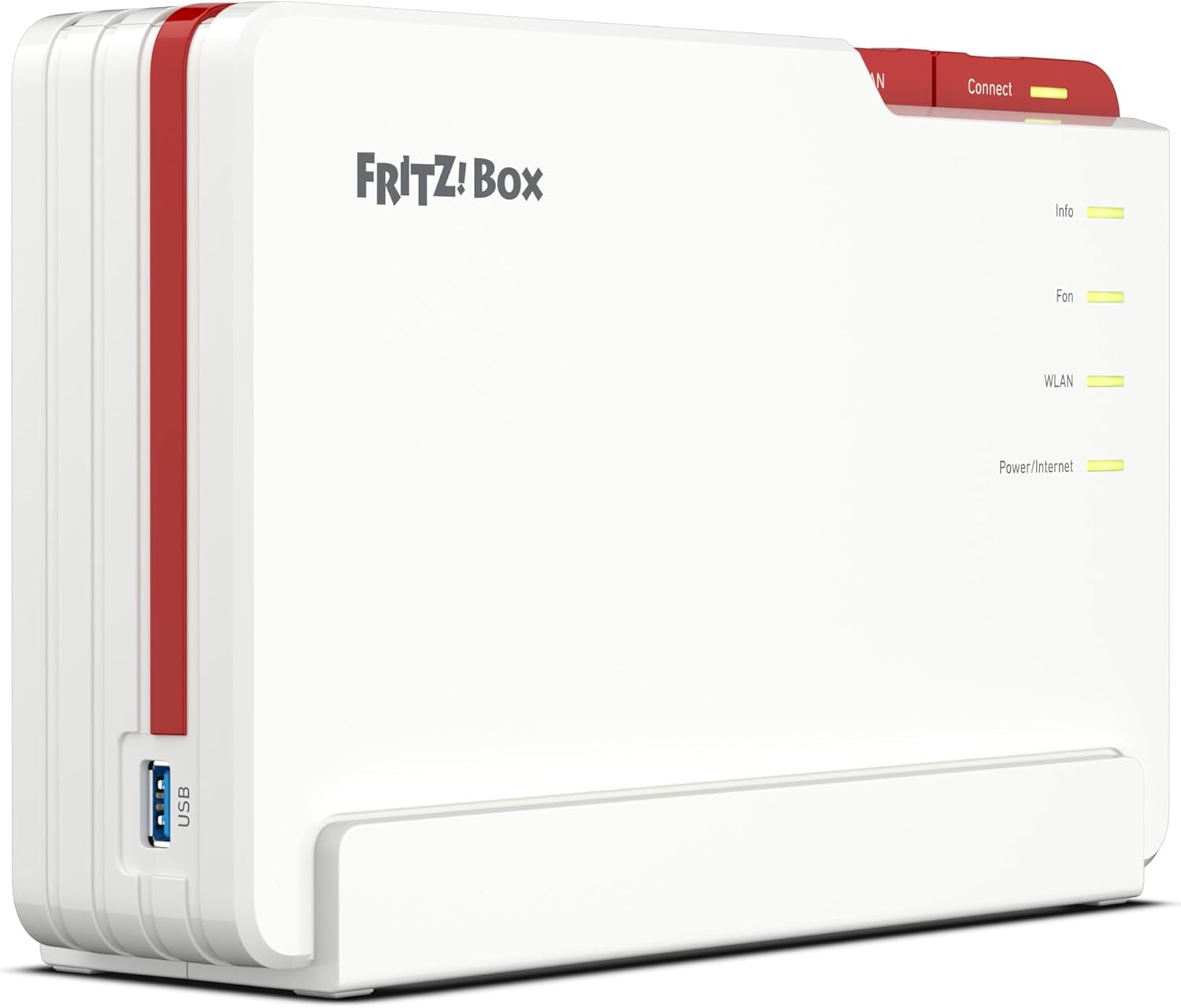 FRITZ!Box 5690 Pro (Wi-Fi 7 Premium DSL- und Glasfaser-Router mit Triband (2,4 GHz, 5 GHz, 6 GHz) bis zu 18,5 GBit/s, für Glasfaser & DSL-Anschlüsse, WLAN Mesh) Gebraucht - Sehr Gut