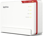 FRITZ!Box 5690 Pro (Wi-Fi 7 Premium DSL- und Glasfaser-Router mit Triband (2,4 GHz, 5 GHz, 6 GHz) bis zu 18,5 GBit/s, für Glasfaser & DSL-Anschlüsse, WLAN Mesh) Gebraucht - Sehr Gut