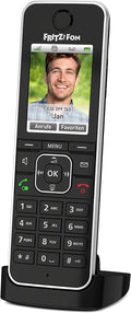 AVM FRITZ!Fon C6 Black DECT-Komforttelefon (hochwertiges Farbdisplay, HD-Telefonie, Internet-/Komfortdienste, Steuerung Fritz!Box-Funktionen) schwarz, Gebraucht - Gut