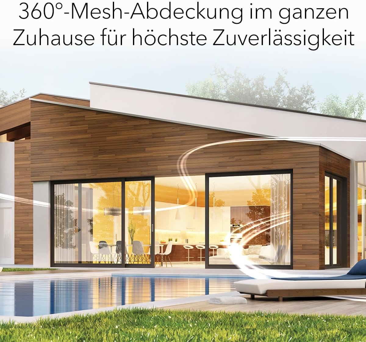 NETGEAR Orbi 770 Serie Tri-Band WiFi 7 Mesh-Netzwerksystem (RBE772) – Router + 1 Satellit-Repeater, Sicherheitsfunktionen, bis zu 11 Gbit/s, Abdeckung bis 360 m2, 100 Geräte, 2,5 GB Internetanschluss