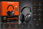 AMAYA AEB-H630T Wireless Bluetooth Kopfhörer – 100 Std. Akkulaufzeit, ENC, Pure Bass, Bluetooth 6.0, USB-C, TF-Karten-Slot