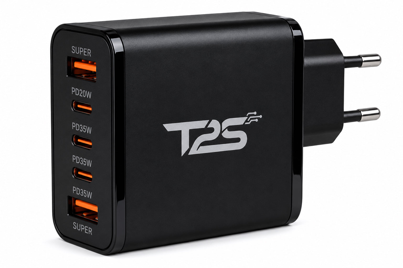 T2S 140W Schnellladegerät USB / USB-C - 5 Port Fast Charger