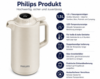 PHILIPS AWP2620 – Thermoskanne mit LED-Temperaturanzeige, 1,5 Liter