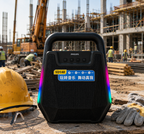 Philips SD140 Bluetooth Lautsprecher – Tragbarer Wireless Speaker mit LED-Lichteffekten